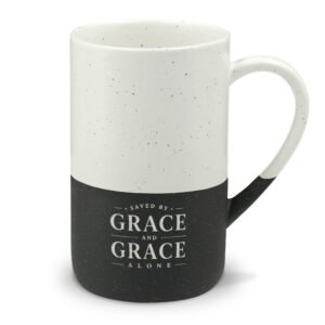 Grace Alone engraved 13 oz ceramic mug for Reformed Christians